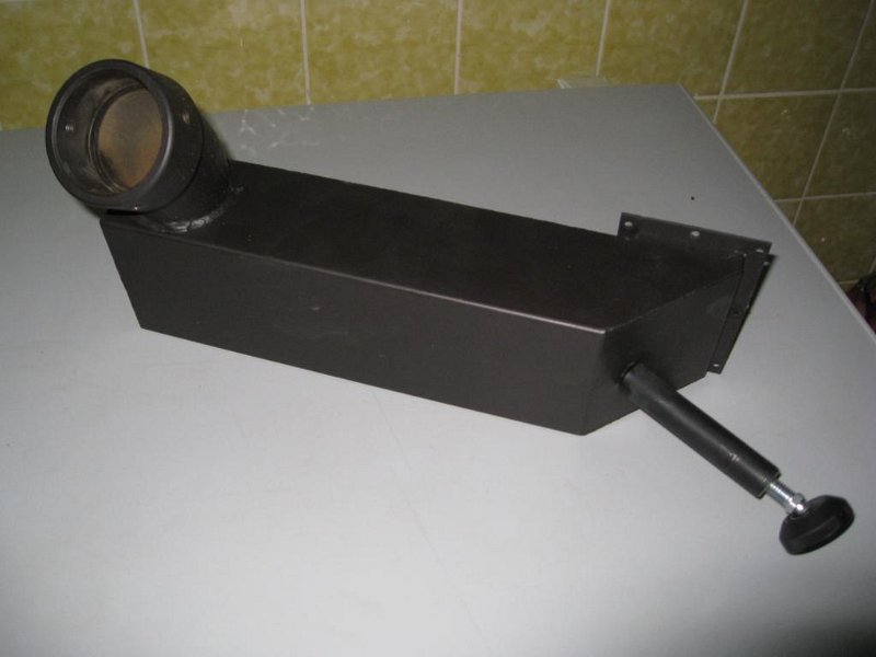 Maggio_18.jpg - The air duct manifold between the roaster and the cyclone/fan.