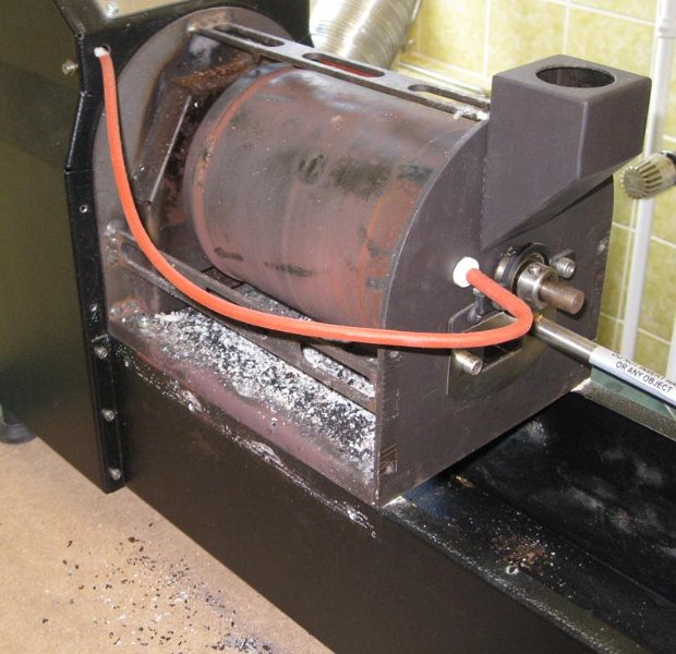 Maggio_25.jpg - Burnt chaff (ash) after roasting about 120 pounds of coffee.